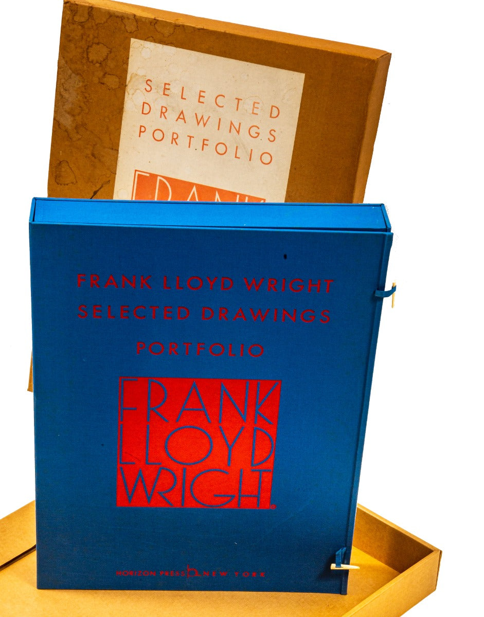 original limited edition oversized 1982 frank lloyd wright