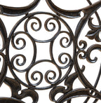 historically important ornamental cast iron 19th century metropolitan building interior stair baluster executed by crown iron works
