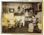 group of original late 19th and early 20th century photographic images of american residential victorian interiors