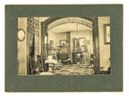 group of original late 19th and early 20th century photographic images of american residential victorian interiors