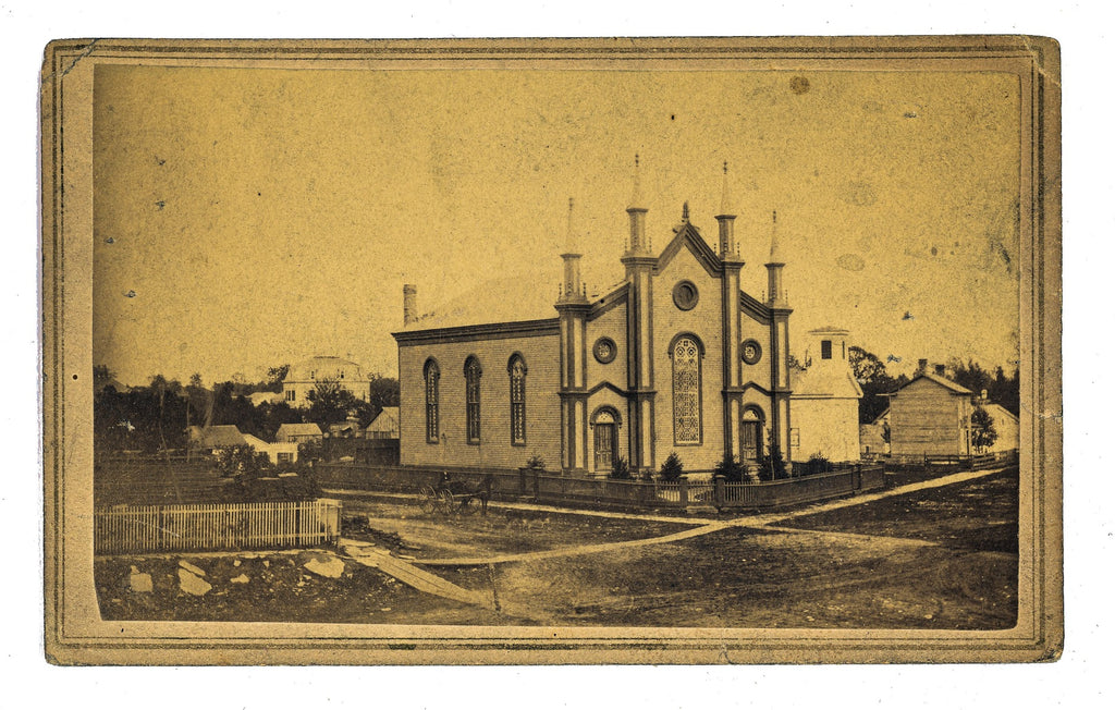 collection of original 1870s-1880s photographic images (including self-portrait cabinet card) of elgin photographer john manley adams