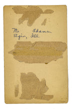 collection of original 1870s-1880s photographic images (including self-portrait cabinet card) of elgin photographer john manley adams