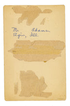 collection of original 1870s-1880s photographic images (including self-portrait cabinet card) of elgin photographer john manley adams