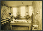 original late 19th and early 20th century antique american photographic prints of interior offices, saloons, and restaurants