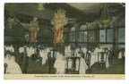 group of early 20th century postcards of chicago's kaiserhof hotel with interior images of ladies' cafe