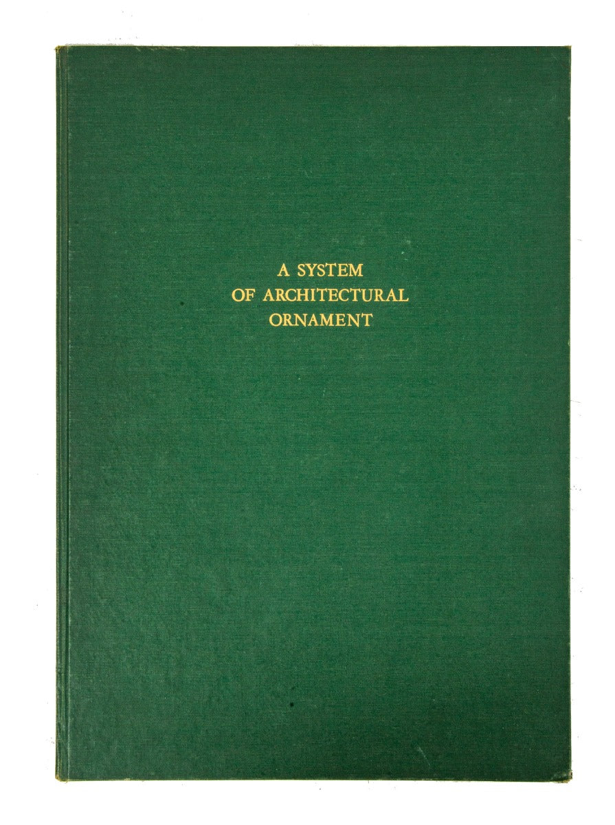 scarce hardbound 1961 edition of louis sullivan's "a system of architectural ornament"