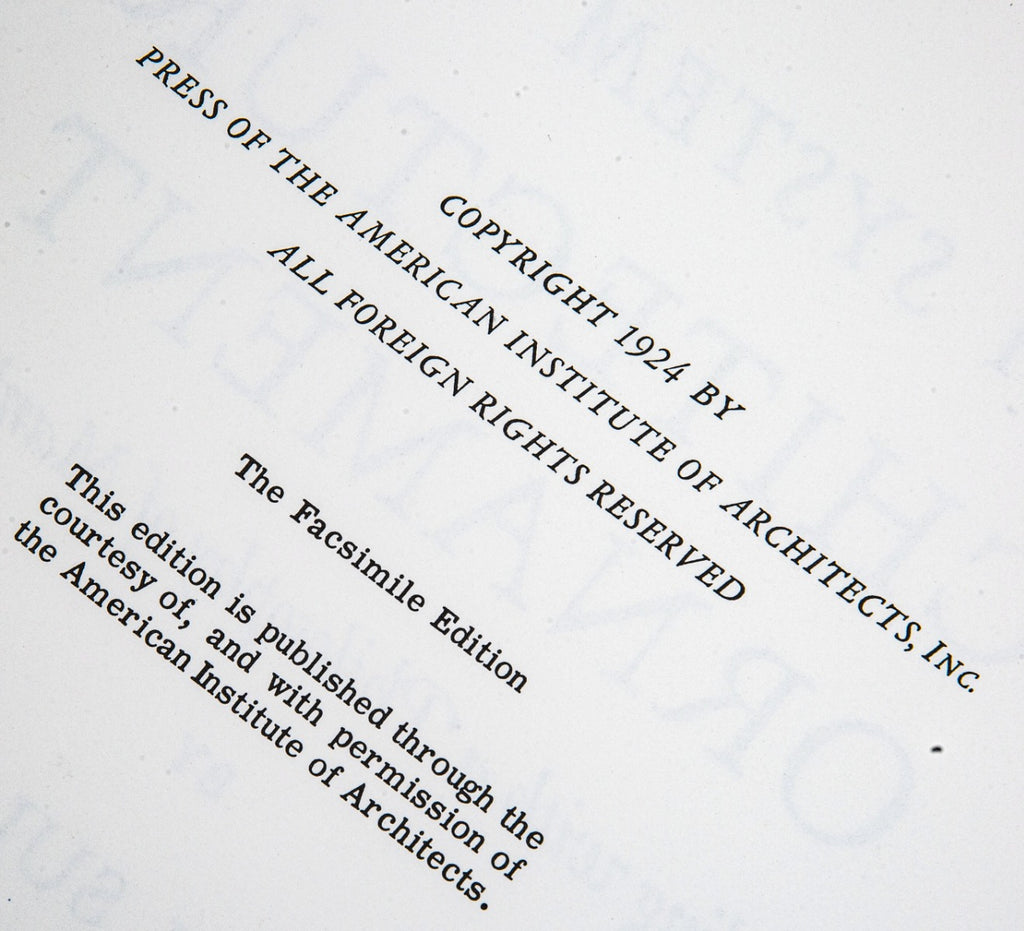 scarce hardbound 1961 edition of louis sullivan's "a system of architectural ornament"