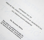 scarce hardbound 1961 edition of louis sullivan's "a system of architectural ornament"