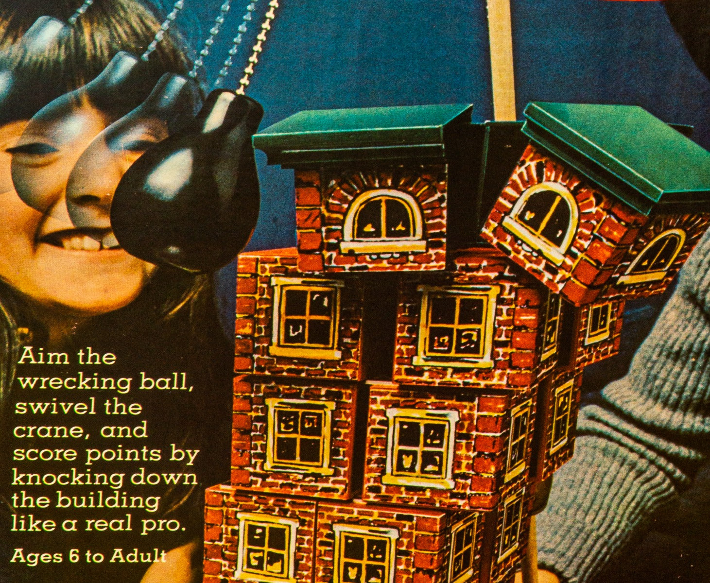 rare 1977 original and intact cleveland wrecking company game by pressman