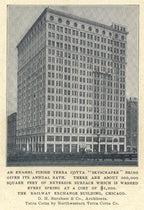 collection of original early 20th century northwestern terra cotta company periodical advertisements