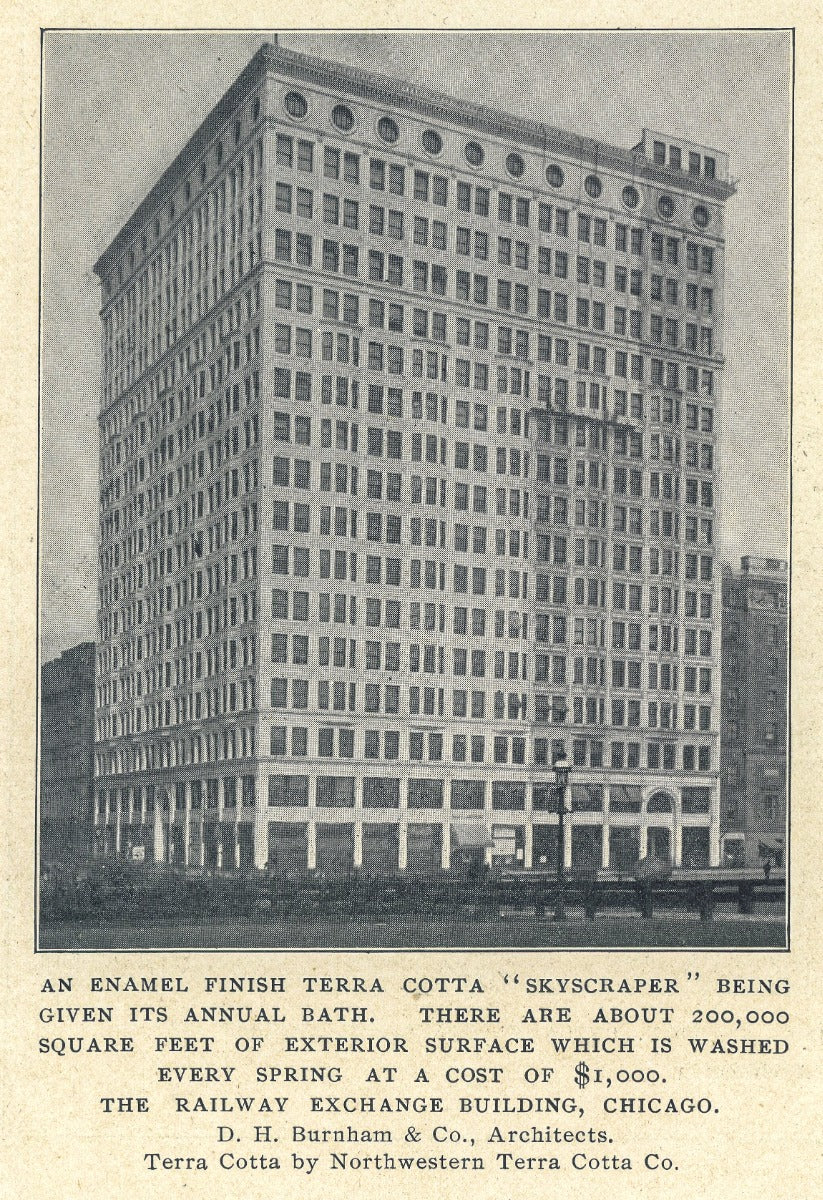 collection of original early 20th century northwestern terra cotta company periodical advertisements