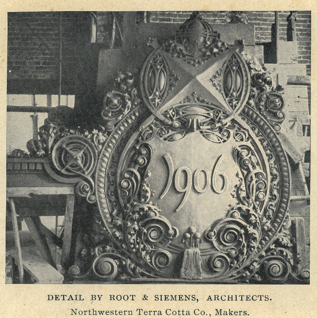 collection of original early 20th century northwestern terra cotta company periodical advertisements