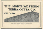 collection of original early 20th century northwestern terra cotta company periodical advertisements