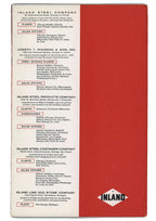 original 1950s dedication booklet for skidmore, owings, and merrill's inland steel building located at 30 west monroe in chicago