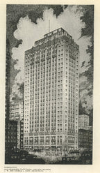 group of original 1920s half-tone prints of rapp and rapp's old dearborn state bank