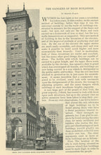 1896 cosmopolitan article on the "dangers of high buildings," by ernest flagg