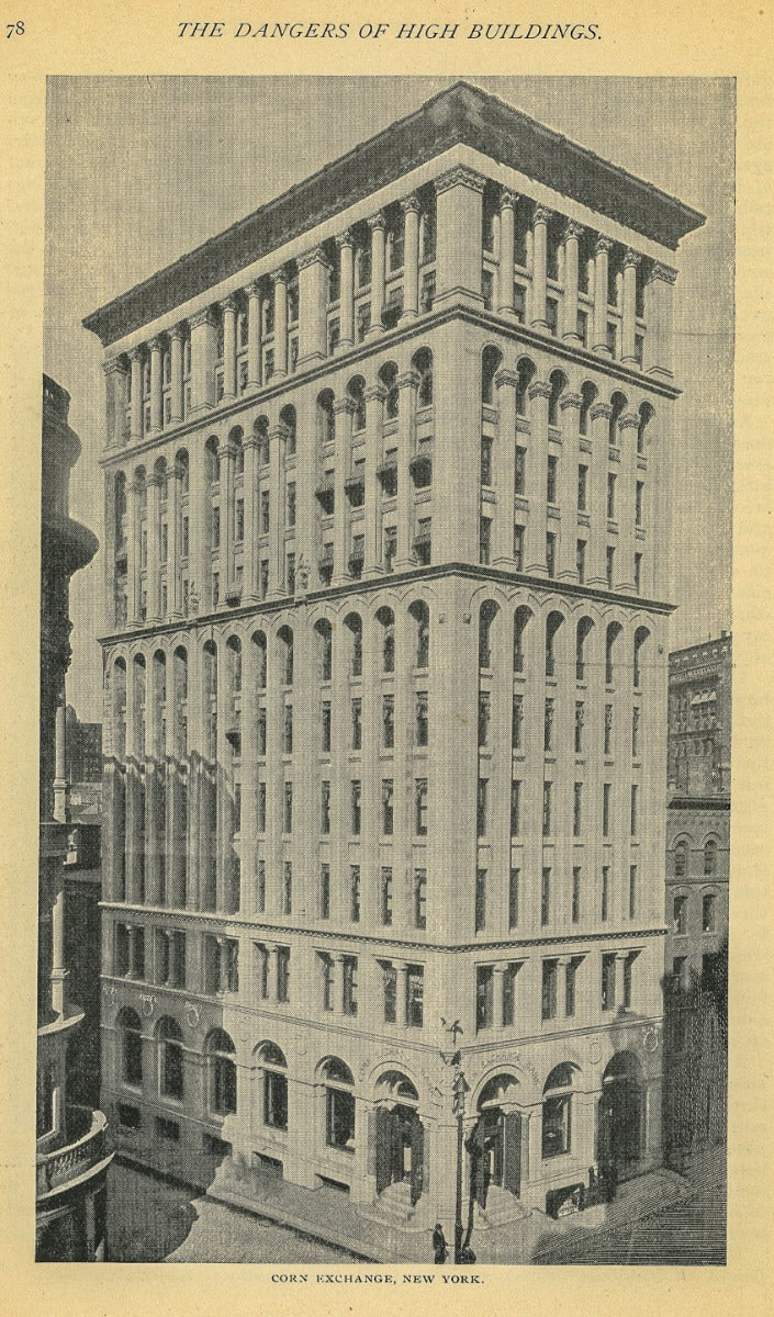 1896 cosmopolitan article on the "dangers of high buildings," by ernest flagg