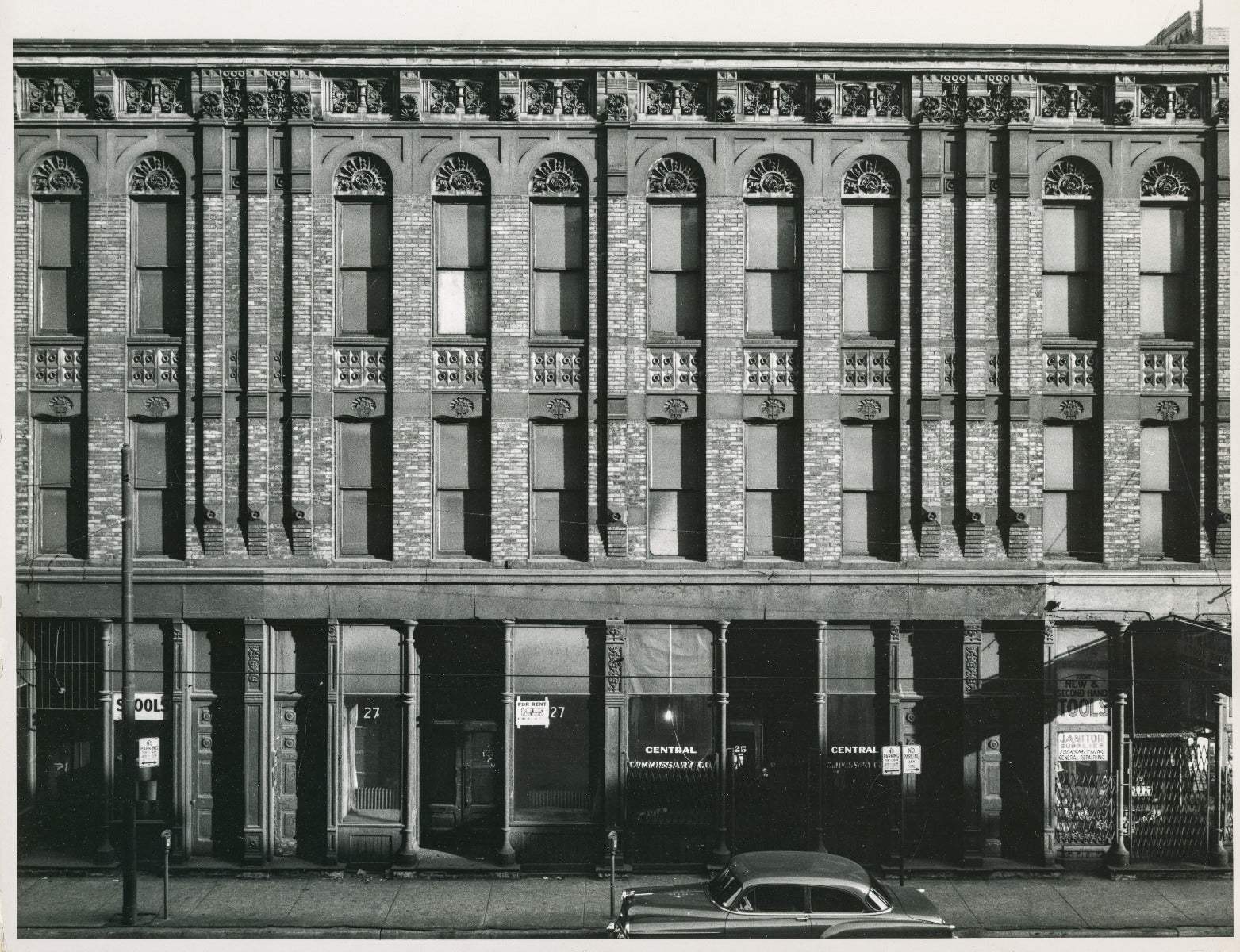 original 1950s institute of design project richard nickel photographic image of adler and sullivan's rosenfeld building