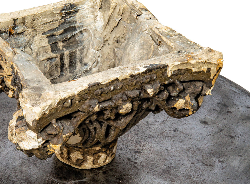 historically important 1896 isidore heller house exterior painted cast ornamental plaster column capital half-sections