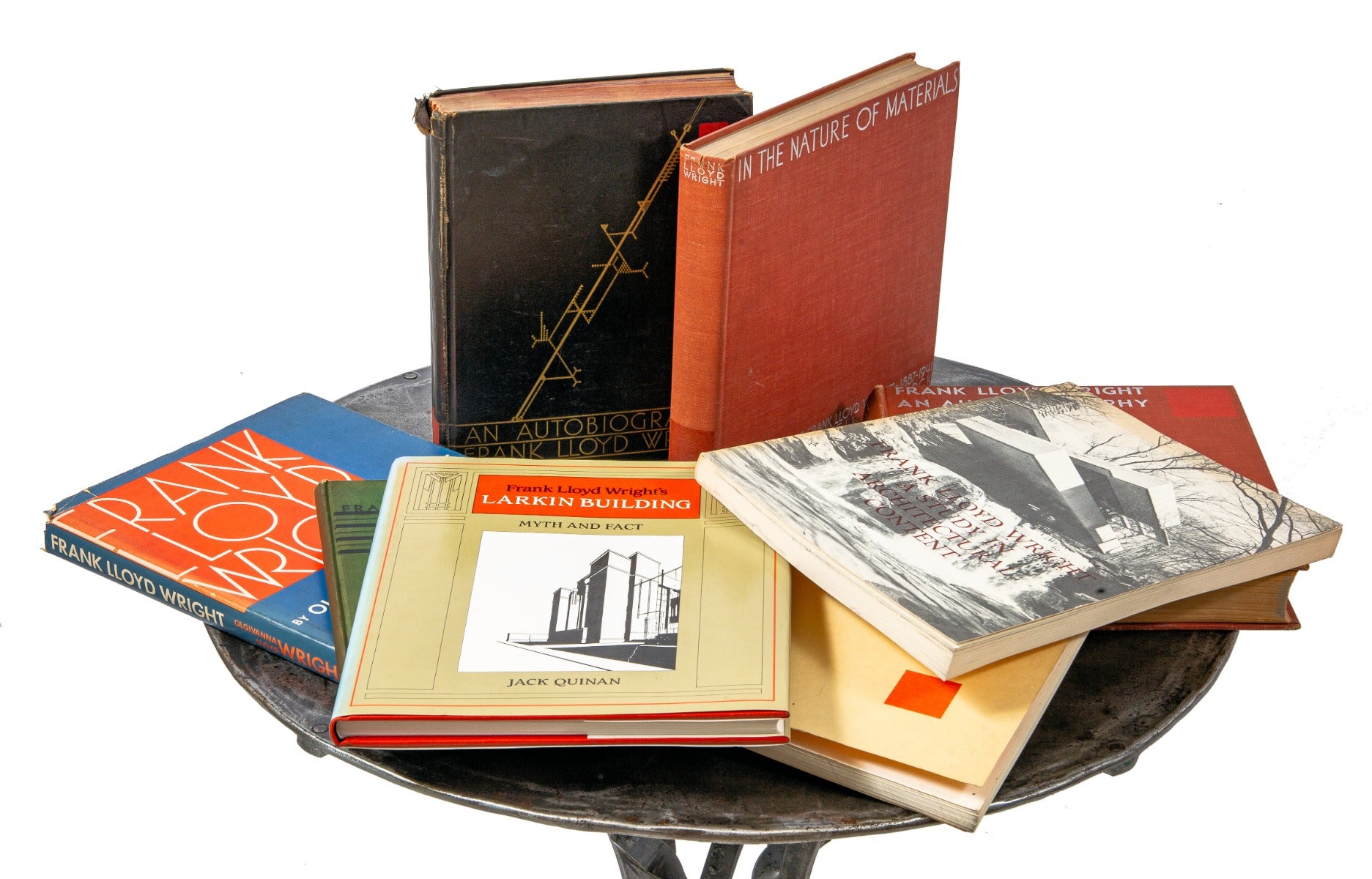 collection of rare and highly sought after out-of-print frank lloyd wright books