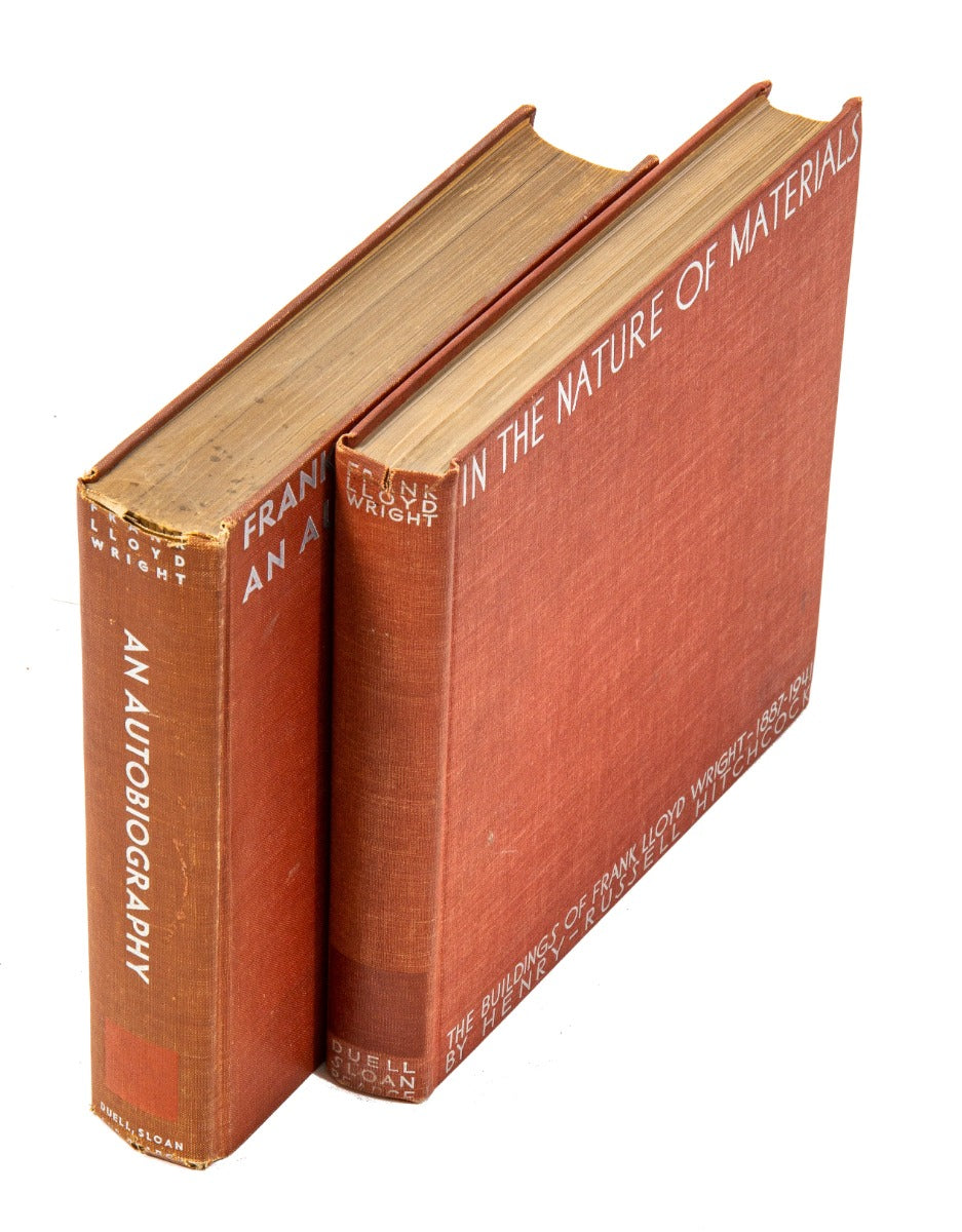 collection of rare and highly sought after out-of-print frank lloyd wright books