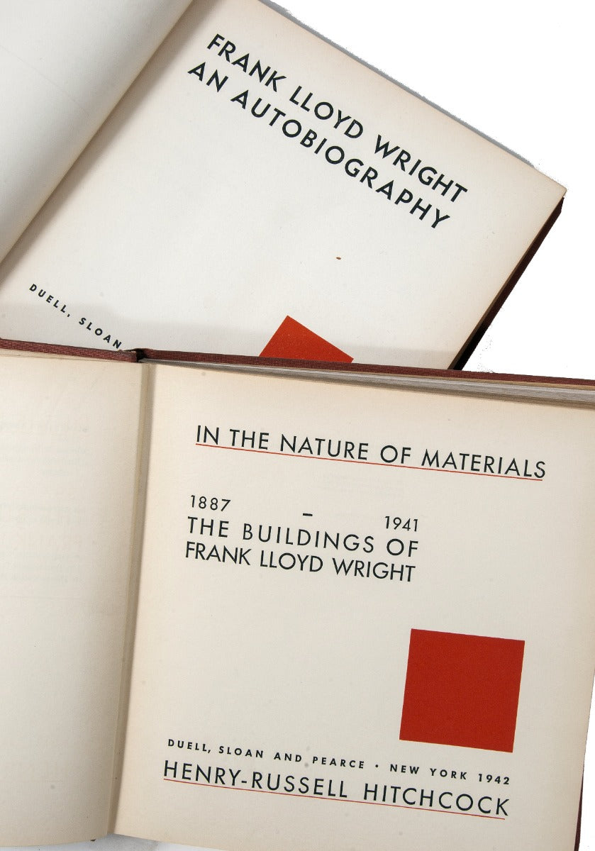 collection of rare and highly sought after out-of-print frank lloyd wright books