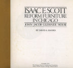 original saddle-stitched 1975 isaac e. scott reform furniture in chicago booklet by david a. hanks
