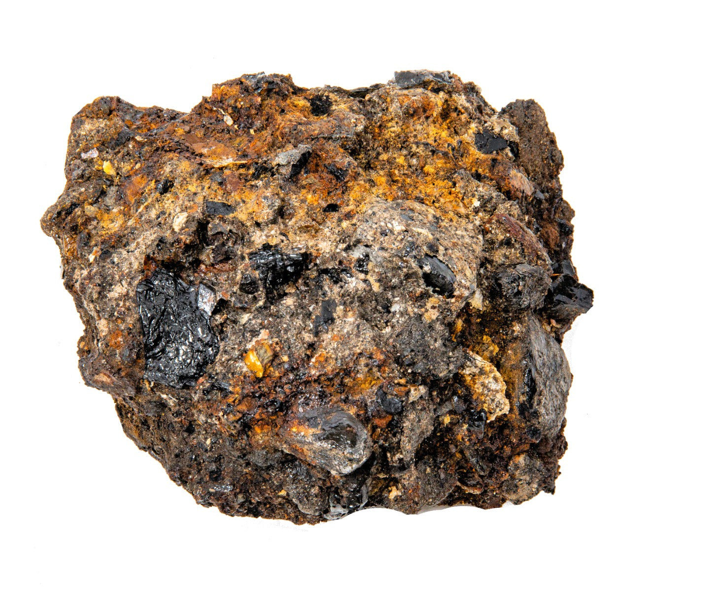 original excavated 1871 great chicago fire building fragment in the form of fused stone from facade