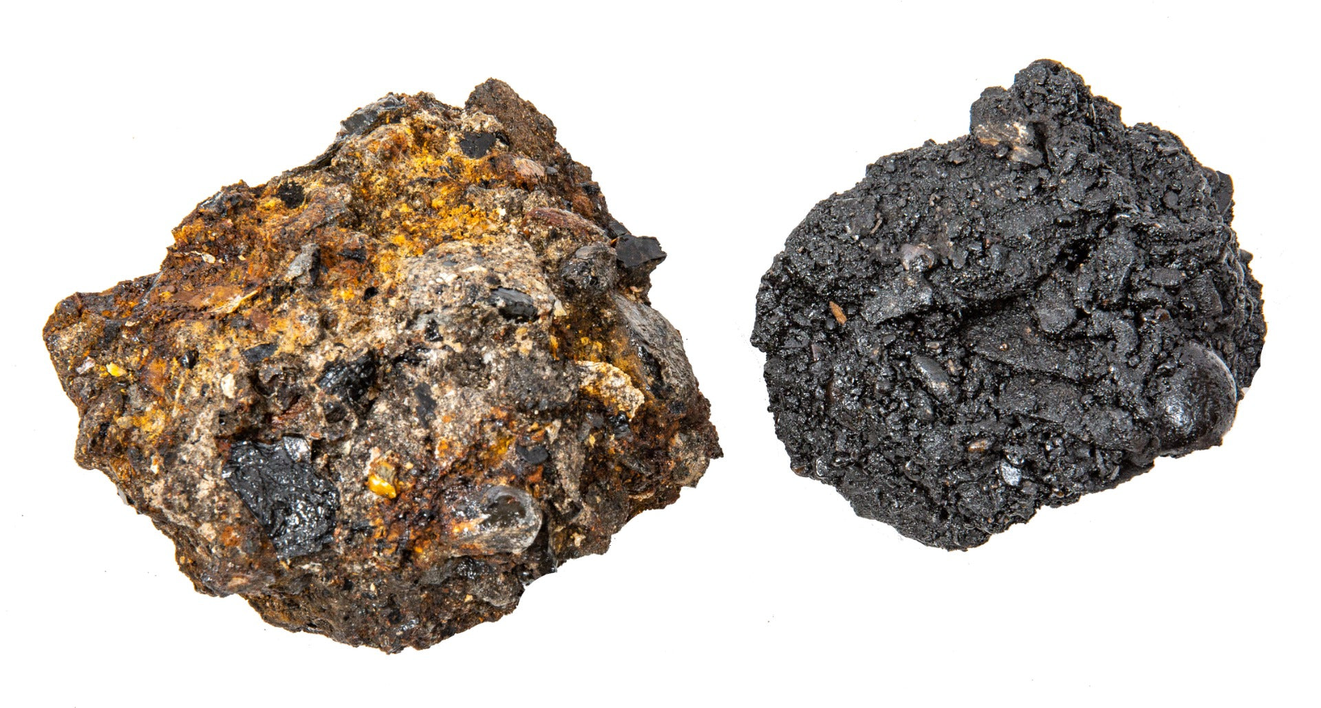 original excavated 1871 great chicago fire building fragment in the form of fused stone from facade