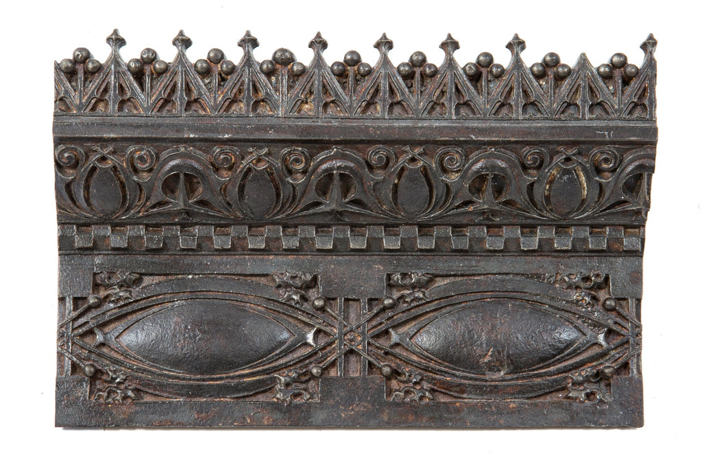 rare original 1899 louis h. sullivan-designed cast iron exterior gage building storefront frieze panel