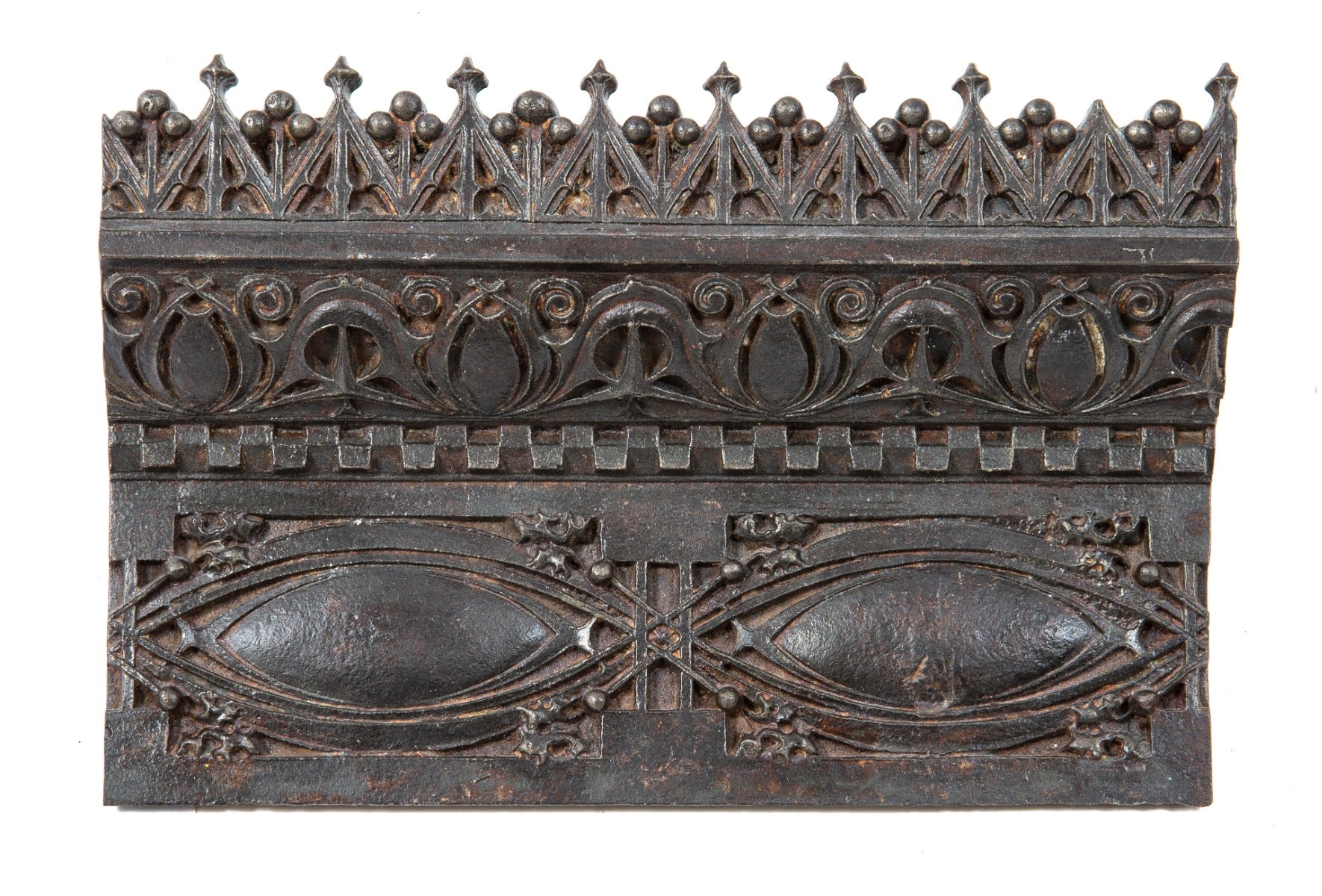 rare original 1899 louis h. sullivan-designed cast iron exterior gage building storefront frieze panel