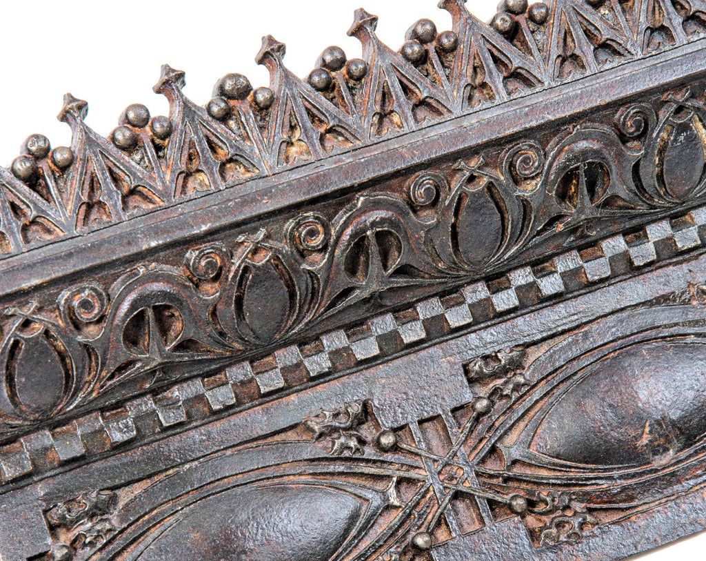 rare original 1899 louis h. sullivan-designed cast iron exterior gage building storefront frieze panel