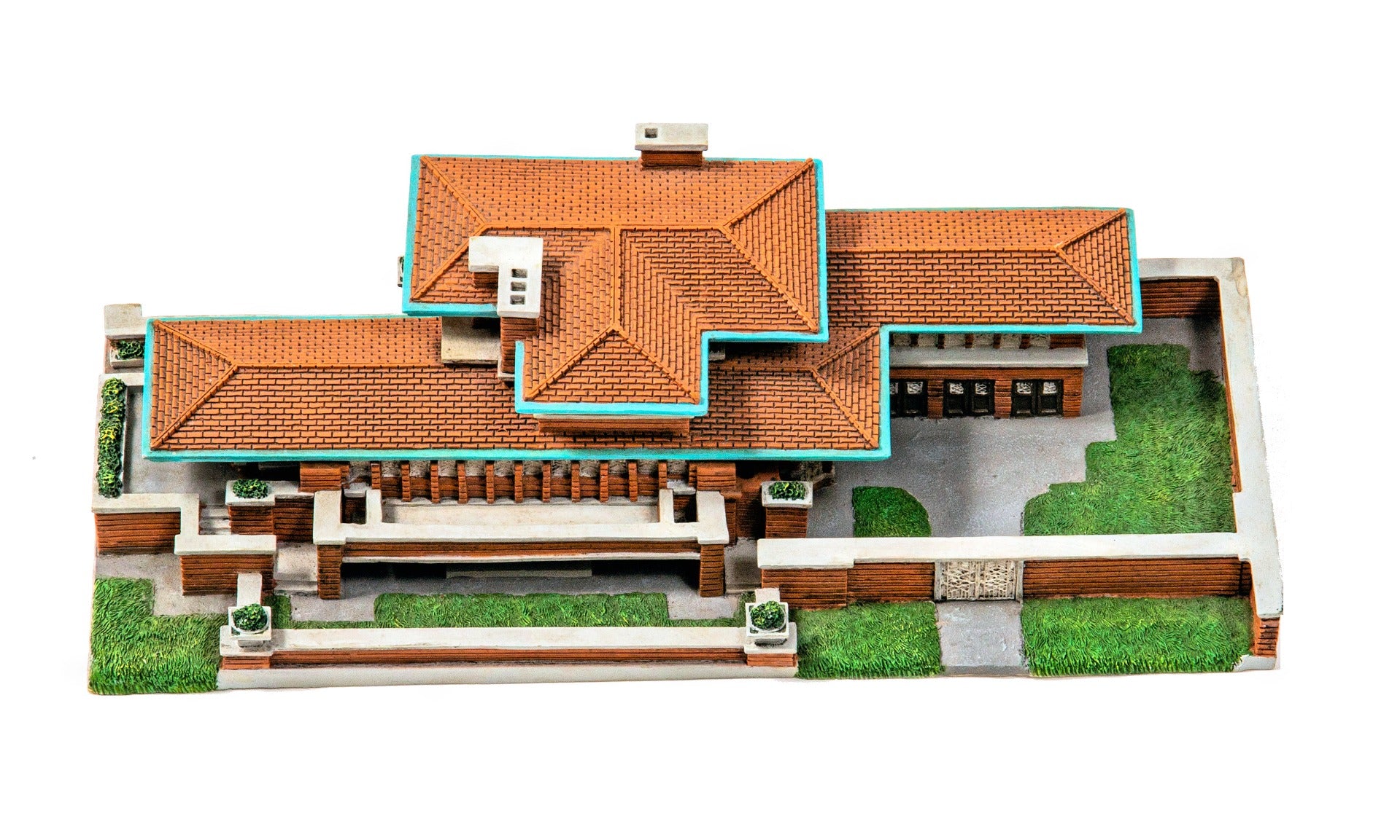 largely intact model of frank lloyd wright's 1909 frederick c. robie house