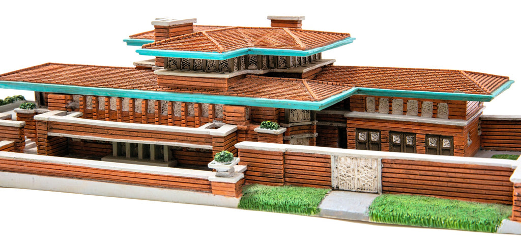 largely intact model of frank lloyd wright's 1909 frederick c. robie house