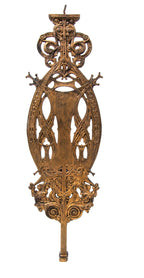 original museum quality 1896 copper-plated ornamental cast iron interior guaranty building staircase baluster