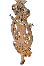 original museum quality 1896 copper-plated ornamental cast iron interior guaranty building staircase baluster