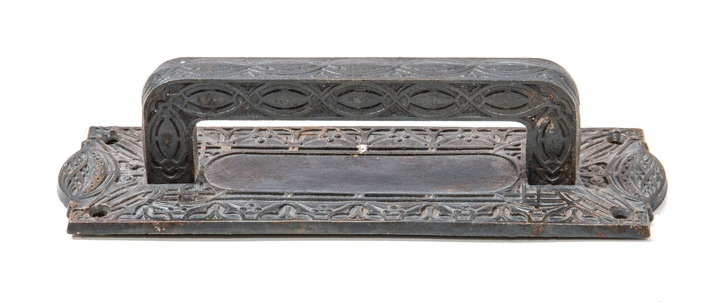 rare original louis h. sullivan-designed 1895-96 cast iron guaranty building window sash pull fabricated by yale and towne