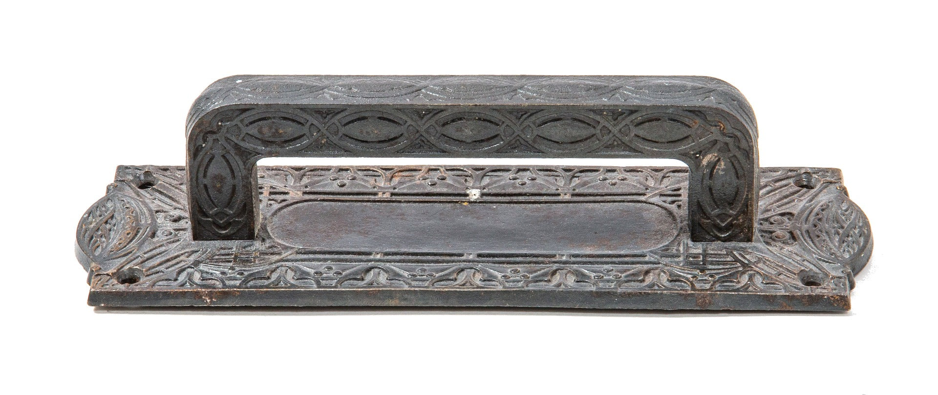 rare original louis h. sullivan-designed 1895-96 cast iron guaranty building window sash pull fabricated by yale and towne