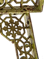 nicely aged 19th century american victorian-era painted cast iron interior residential salvaged chicago brackets