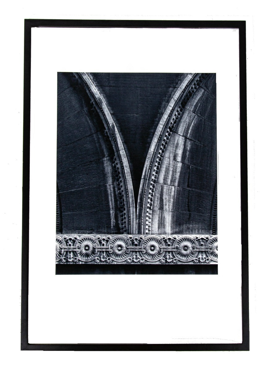 oversized reprint of adler and sullivan 1889 walker warehouse impost block photographic image by aaron siskind