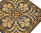 rare villeroy boch mettlach polychromatic encaustic floor tiles salvaged in the mid-1970s from adler and sullivan's wainwright building first floor lobby