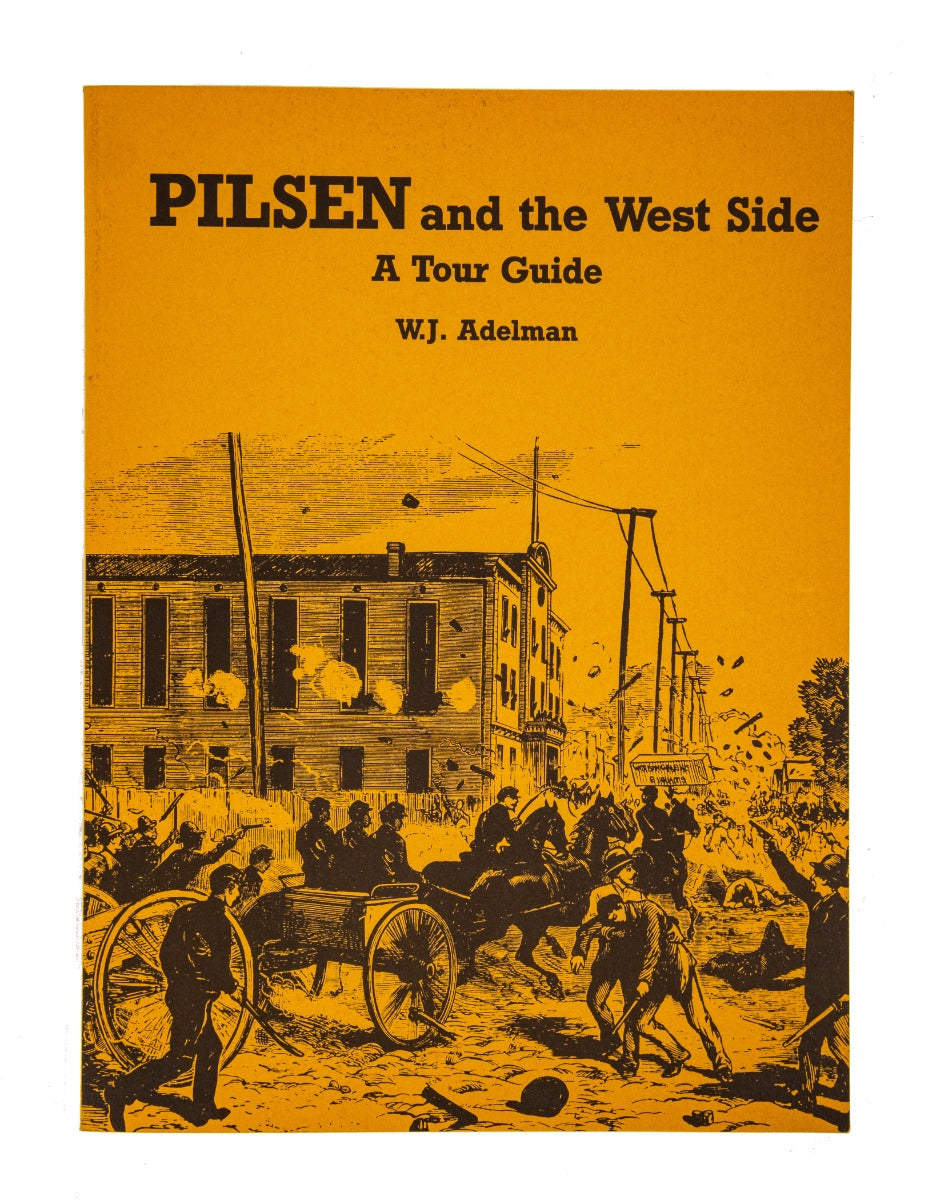 rare w.j. adelman's  pilsen and the west side tour guide book