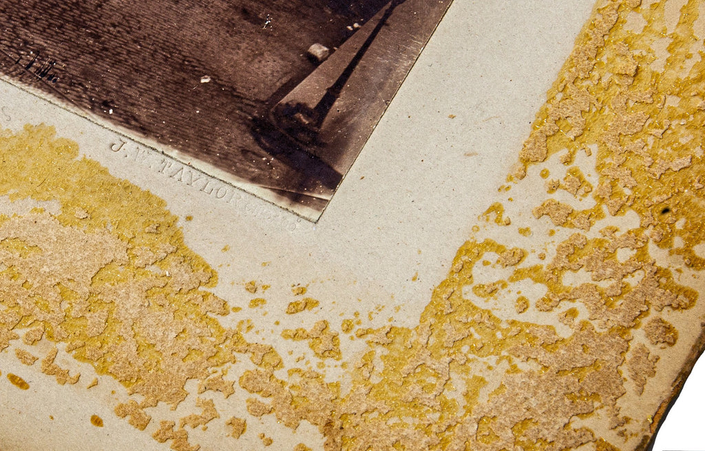 museum-quality late 19th or early 20th century j.w. taylor oversized photographic albumen print of cobb and frost's owings building (1890)