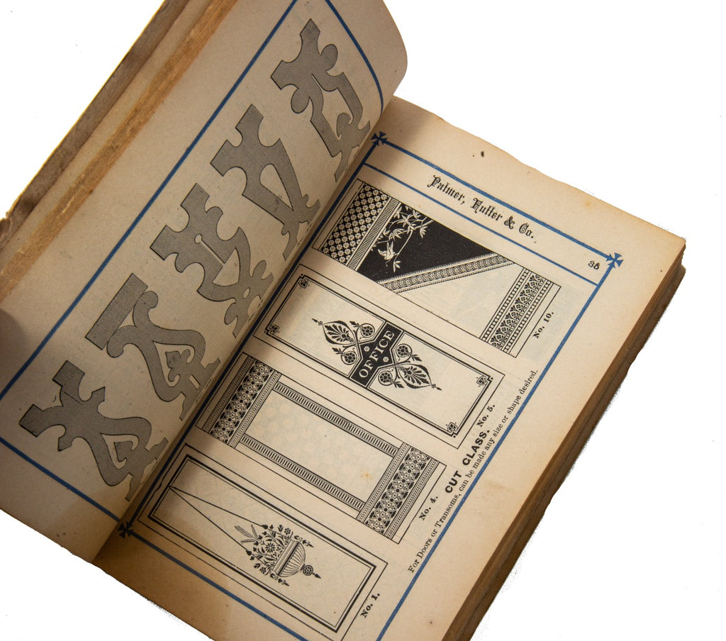 rare 1885 original profusely illustrated and highly informative palmer, fuller and company millwork product catalog