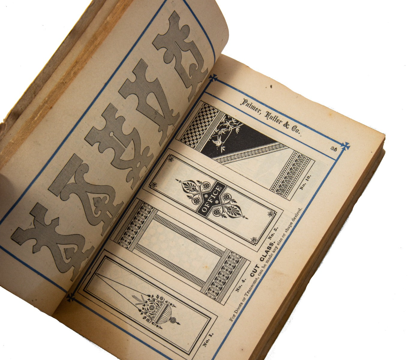 rare 1885 original profusely illustrated and highly informative palmer, fuller and company millwork product catalog