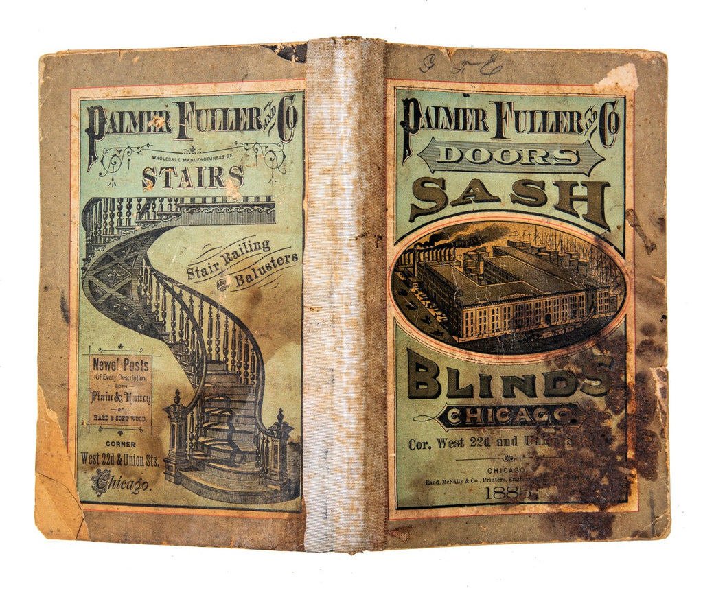 rare 1885 original profusely illustrated and highly informative palmer, fuller and company millwork product catalog