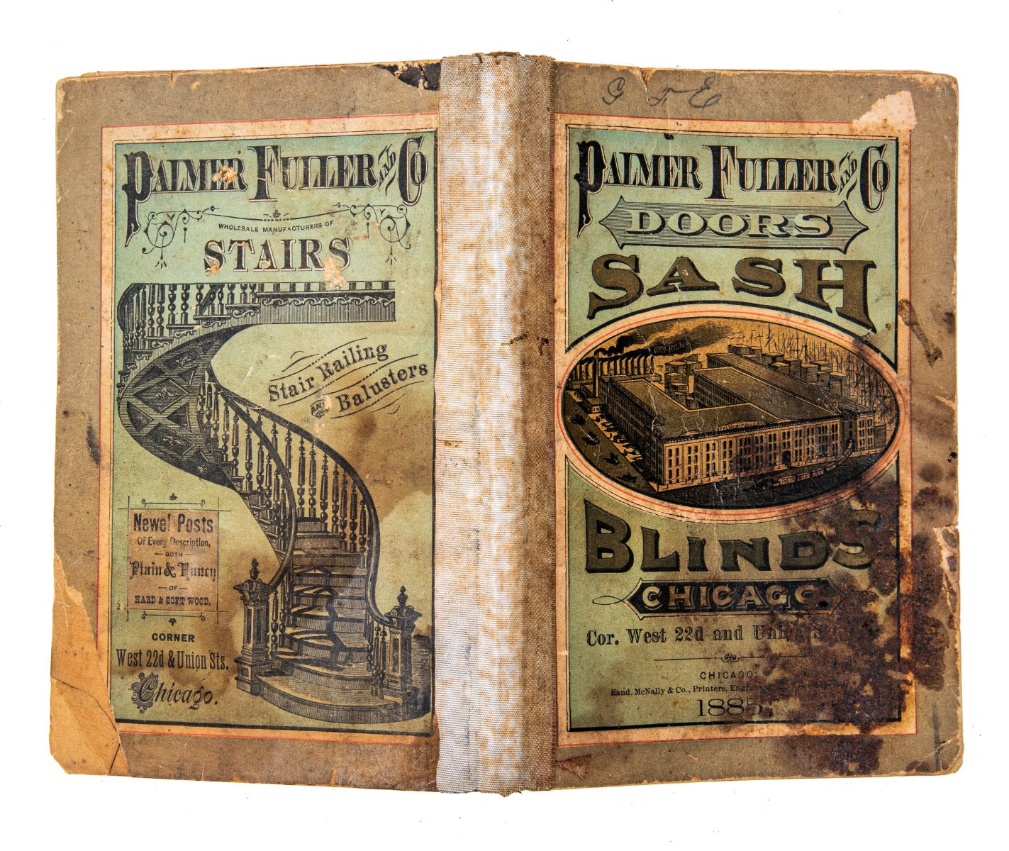 rare 1885 original profusely illustrated and highly informative palmer, fuller and company millwork product catalog