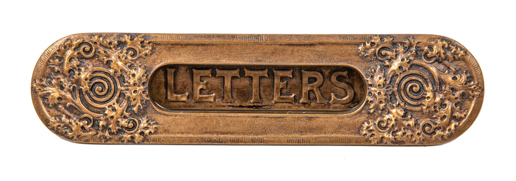 rare museum-quality 1898-99 cast bronze louis h. sullivan-designed bayard-condict building office door letters mailslot