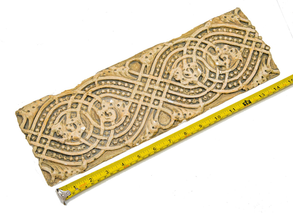 original 1889-90 louis h. sullivan-designed cast plaster auditorium building 10th floor dining room ceiling border ornament