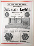 exceptionally rare 1873 merchants and manufacturers of chicago : being a complete history of our mercantile and manufacturing interests, and their progress since the fire : illustrated with upwards of one hundred fine wood engravings, printed with chas. e